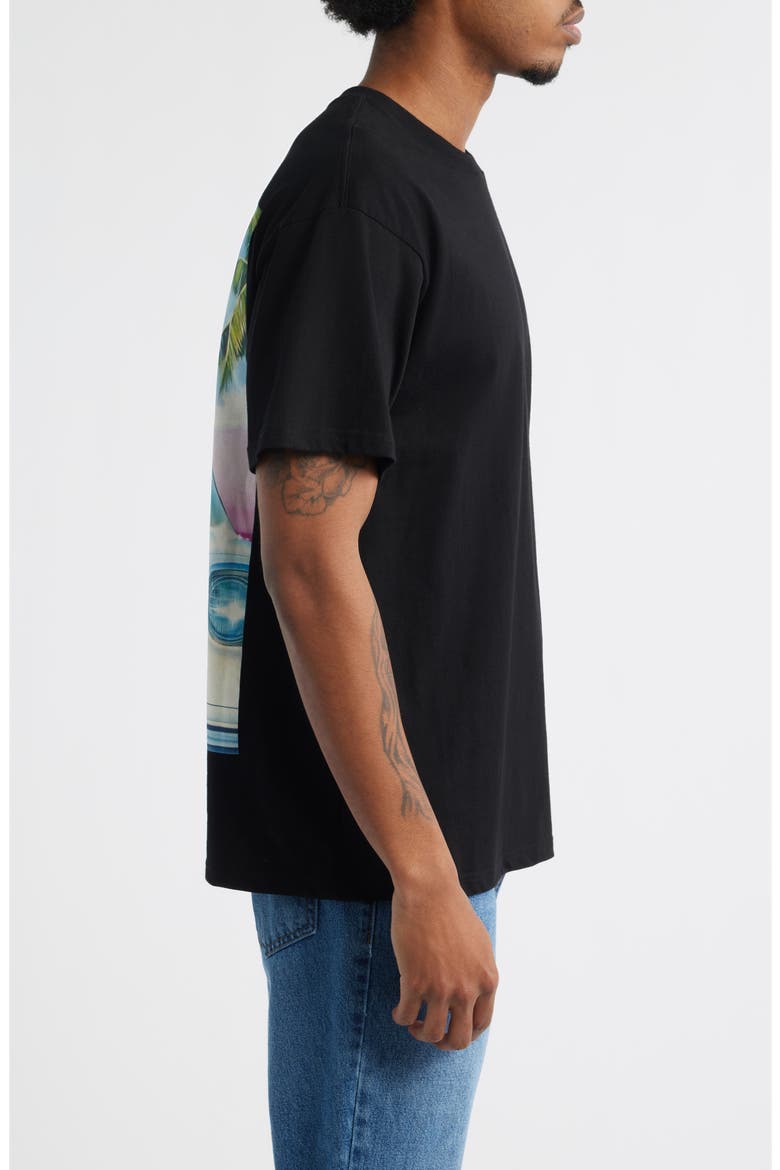 Miami Graphic T-Shirt, Alternate, color, BLACK
