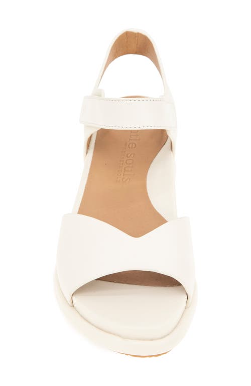 Gentle Souls Jalleen Wedge Sandal In Neutral