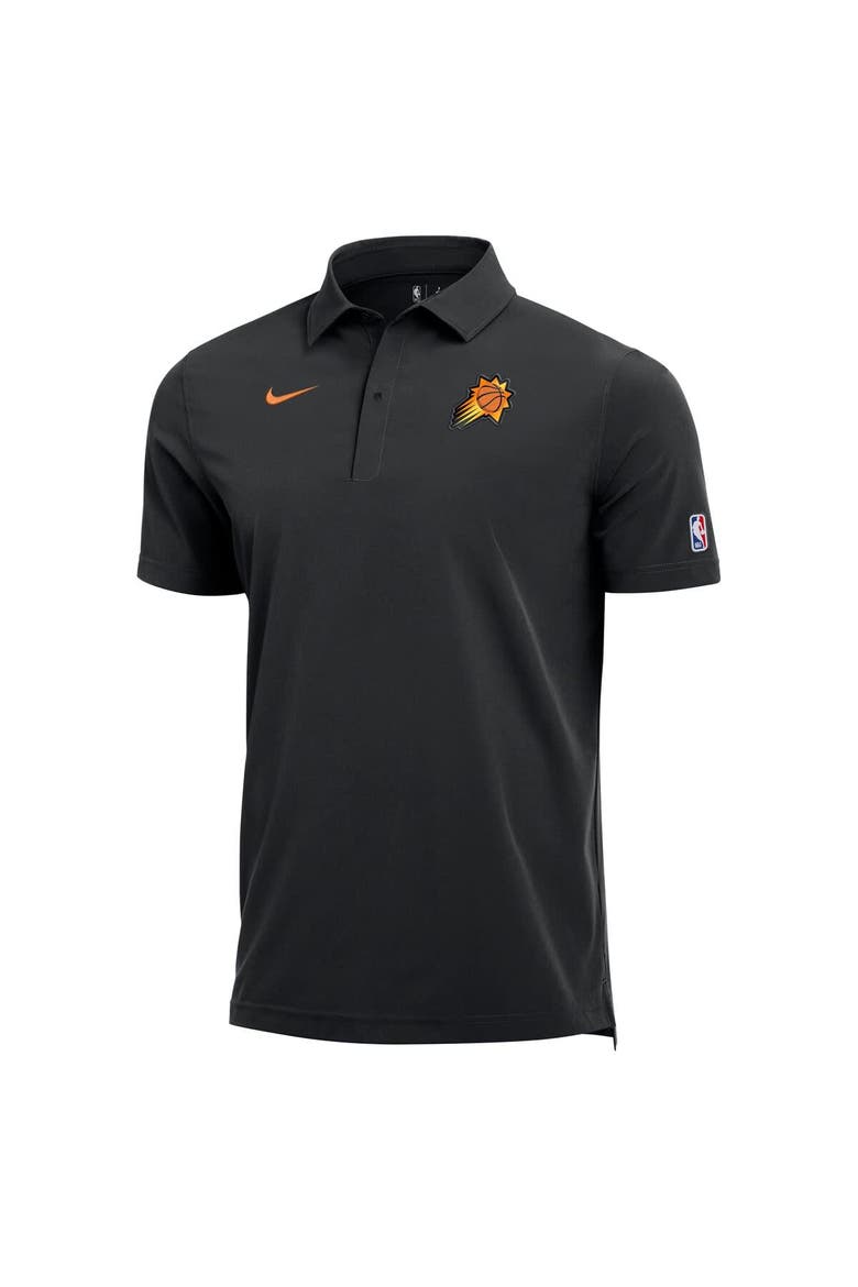Men's Nike  Black Phoenix Suns 2025/26 Authentic Dri-FIT Coaches Polo, Alternate, color, Black