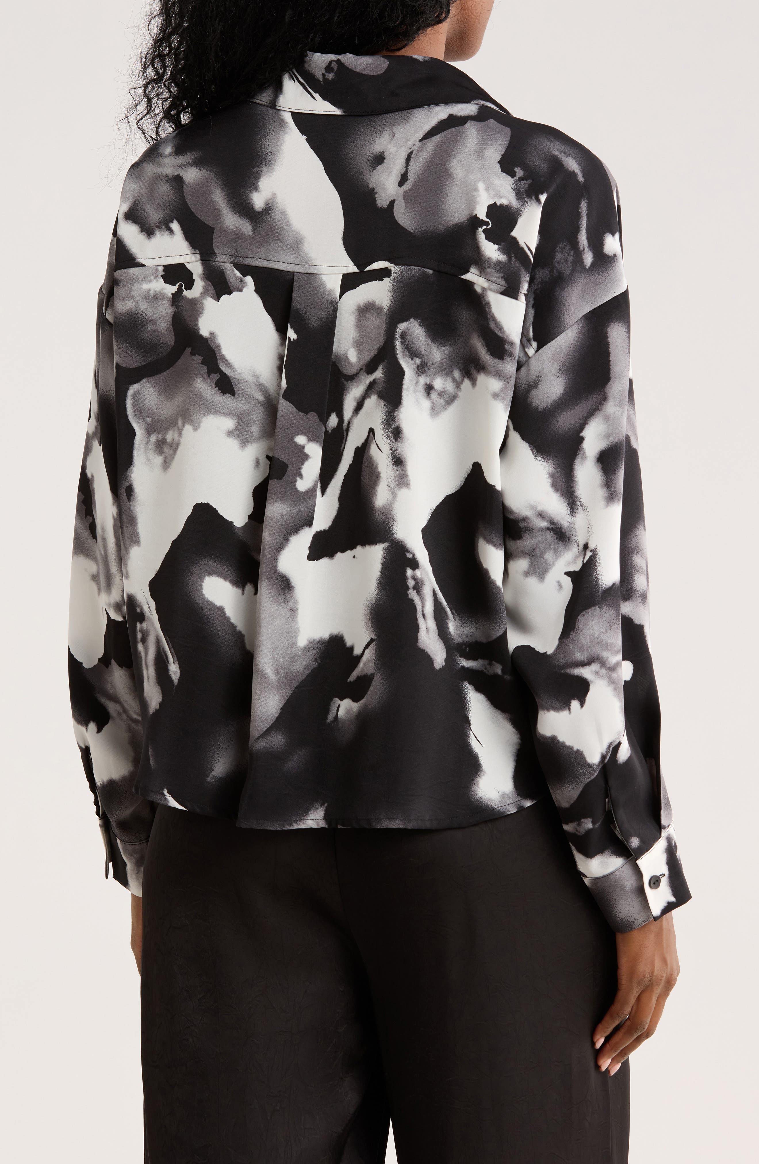 Marble Button-Up Shirt - image 2