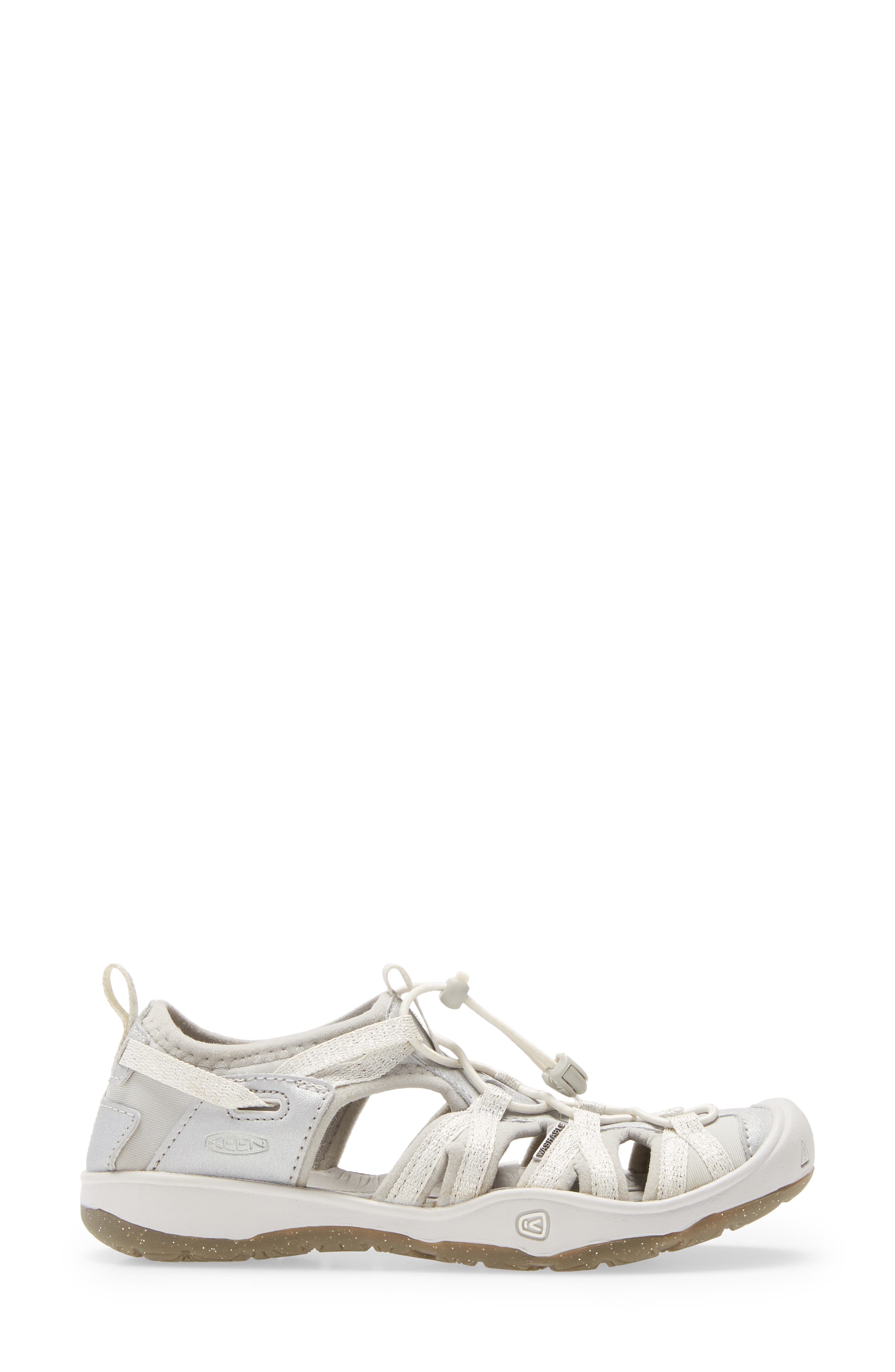 KEEN Moxie Water Friendly Sandal, Alternate, color, Silver