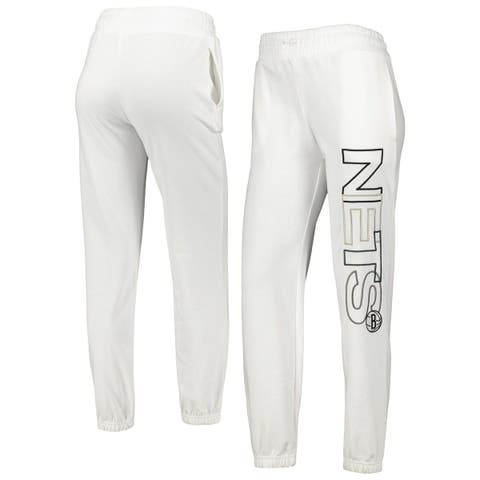 Women's Concepts Sport White Brooklyn Nets Sunray Pants