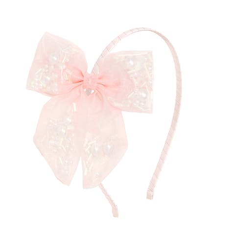 Pearl Confetti Bow Headband (toddler & Little Kid)