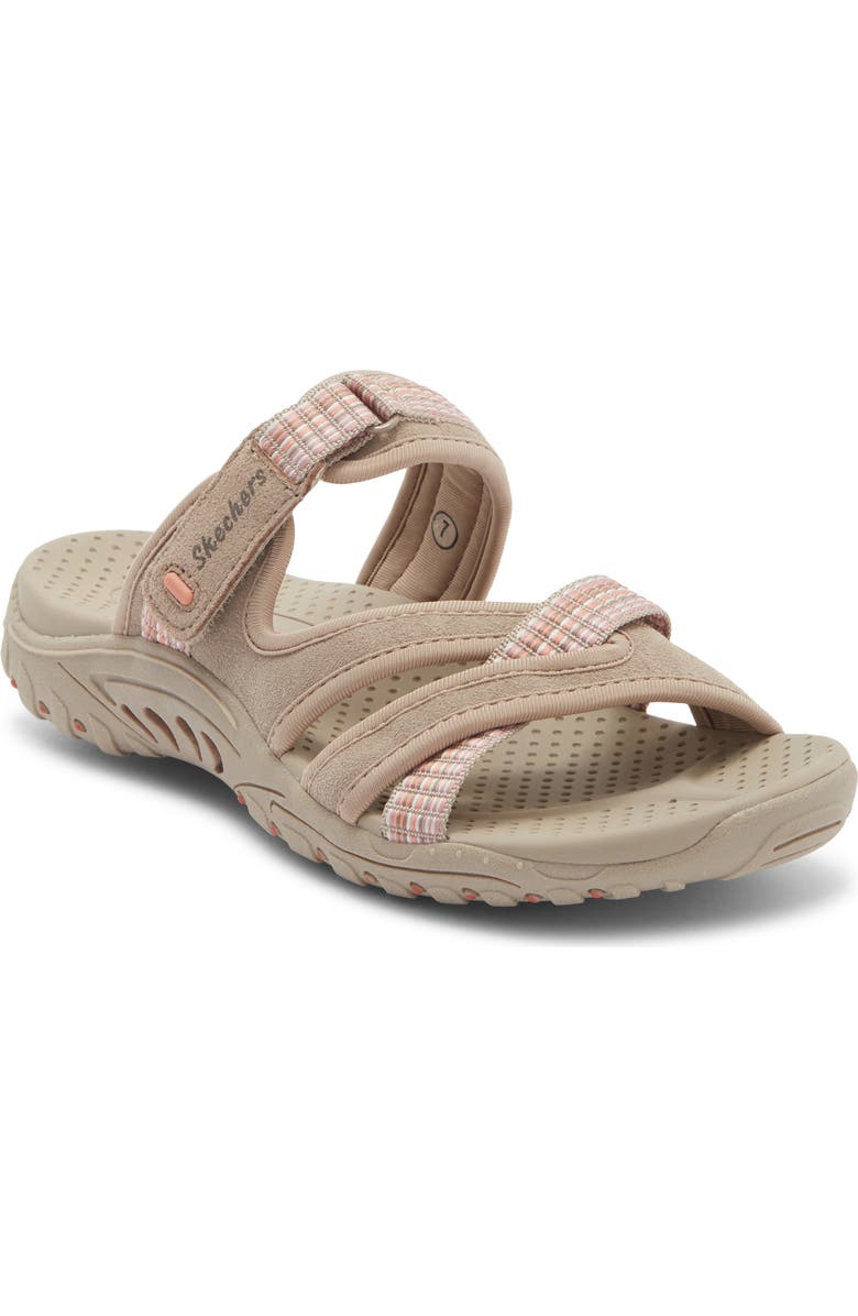 SKECHERS Reggae Color Slide Sandal, Main, color, Taupe
