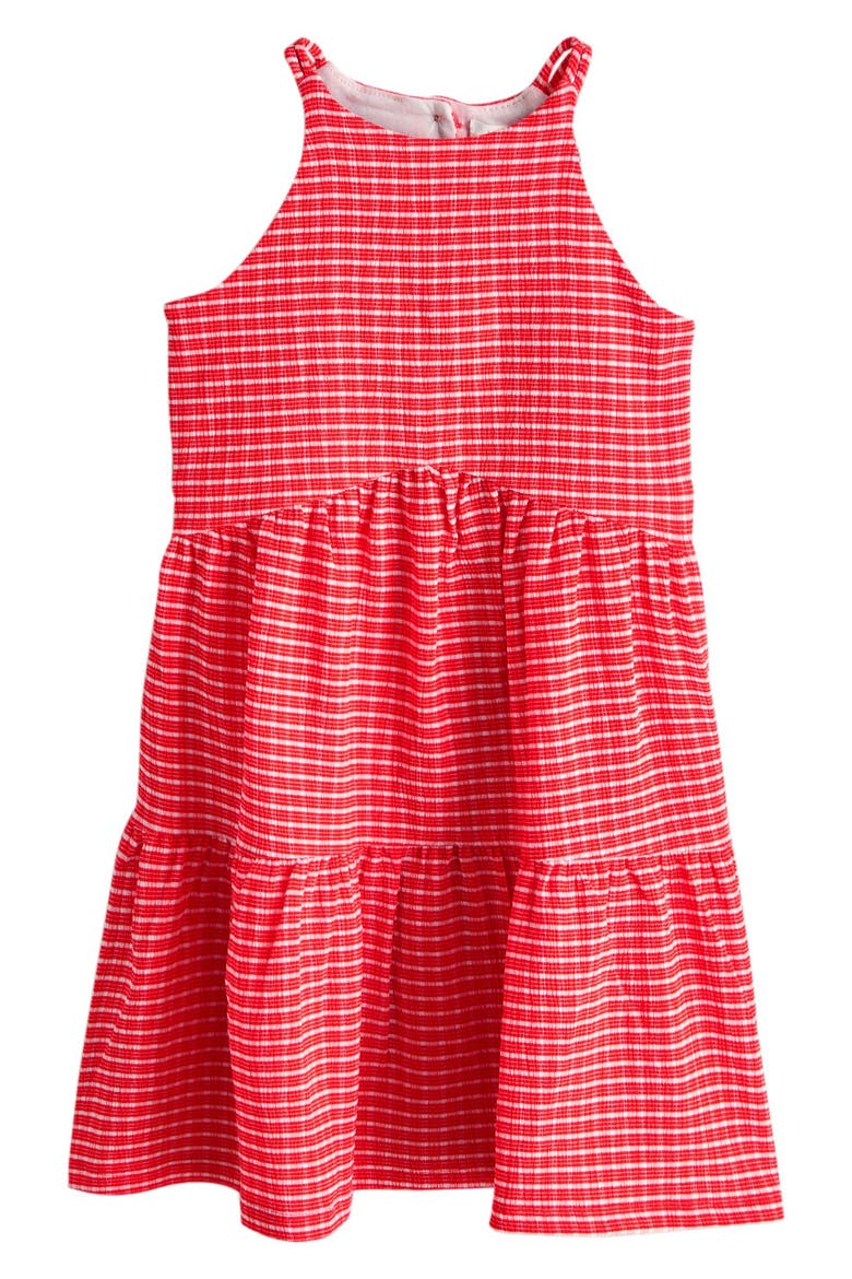 Kids' Stripe Crinkle Sundress, Main, color, RED