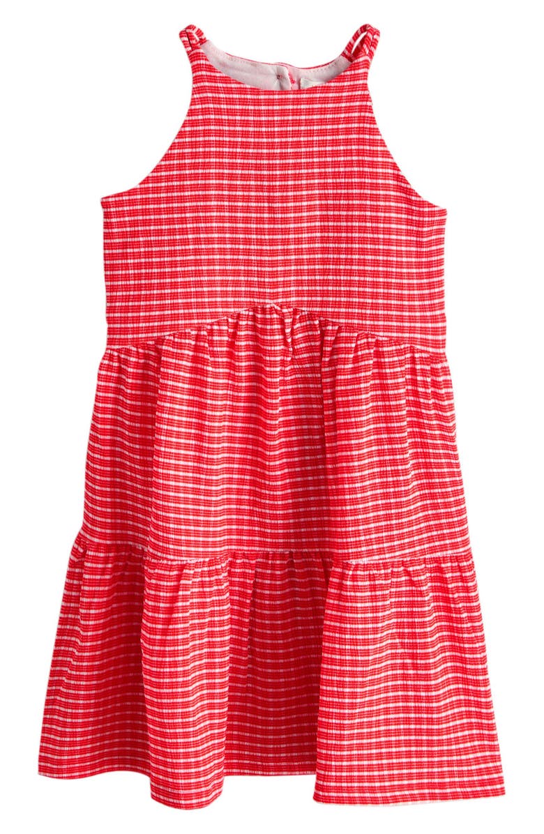 NEXT Kids' Stripe Crinkle Sundress, Main, color, Red