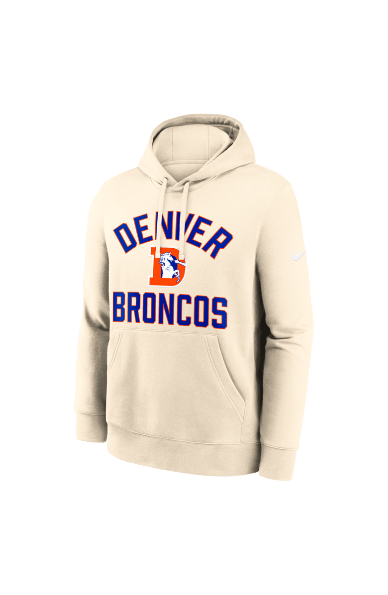 Nike Men's Nike Natural Denver Broncos Club Hoodie, Alternate, color, Natural