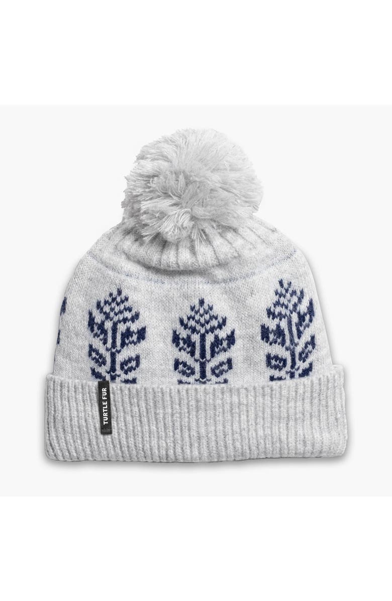 Turtle Fur Freya Pom Beanie, Main, color, Ash