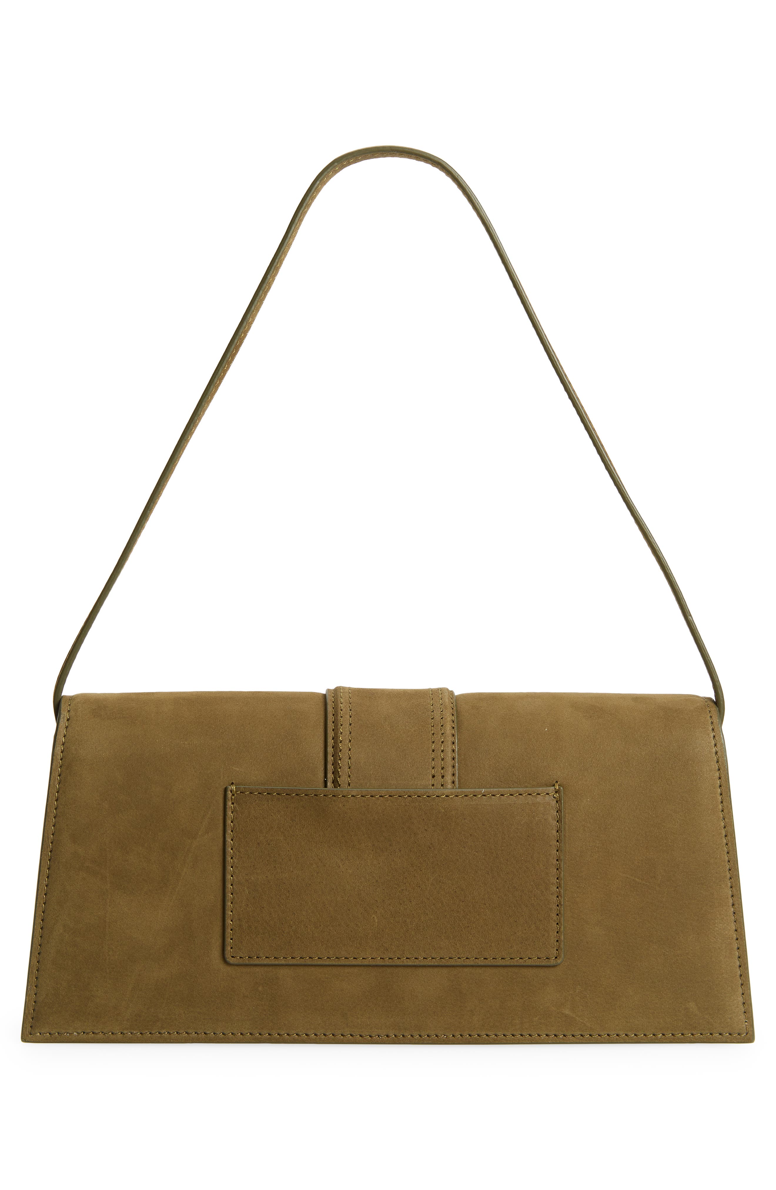Jacquemus Long Le Bambino Leather Shoulder Bag, Alternate, color, 