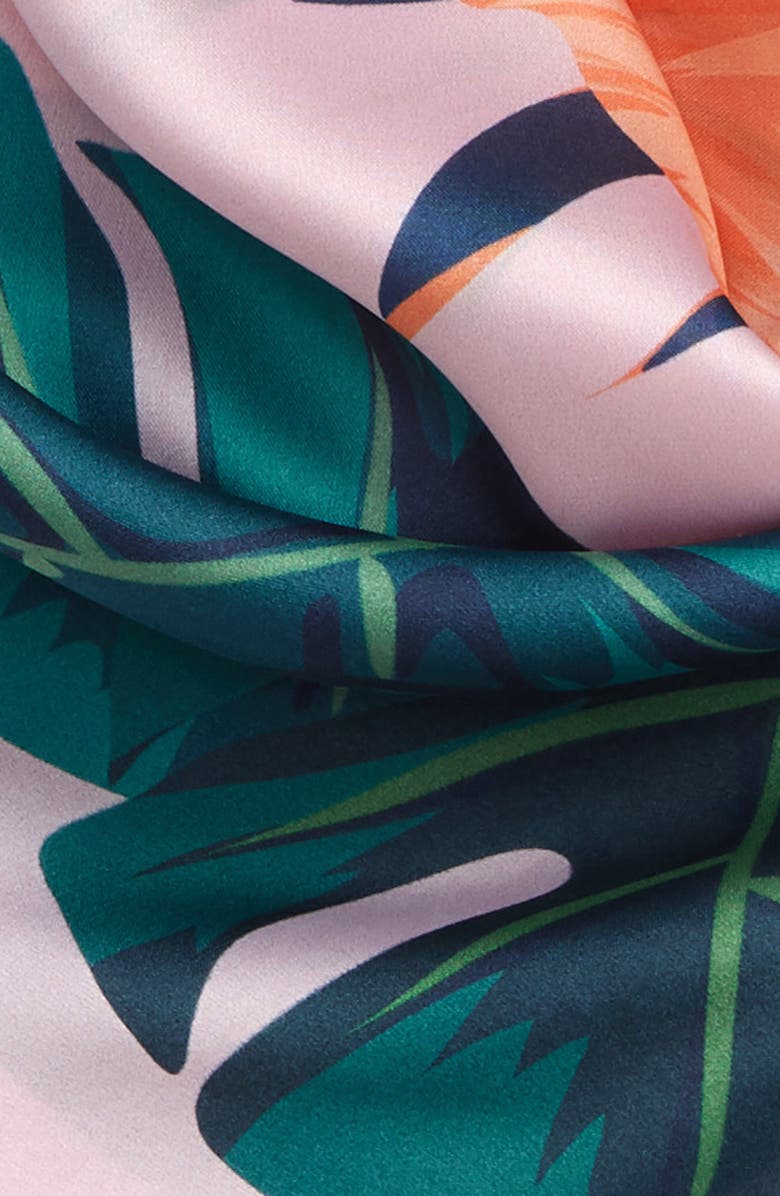 Briogeo Paradise Pink Satin Scarf, Alternate, color,