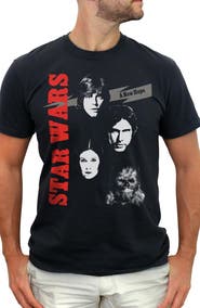 Star Wars: A New Hope Men's Star Wars A New Hope Retro Faces Poster Graphic T-Shirt