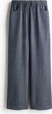 H&M Straight Drawstring Trousers