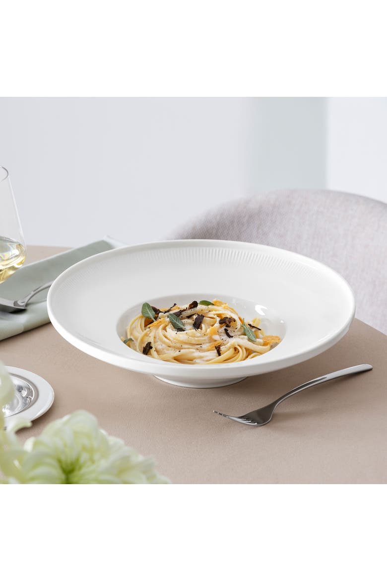 Afina Rim Soup Wide Rim, Alternate, color, White