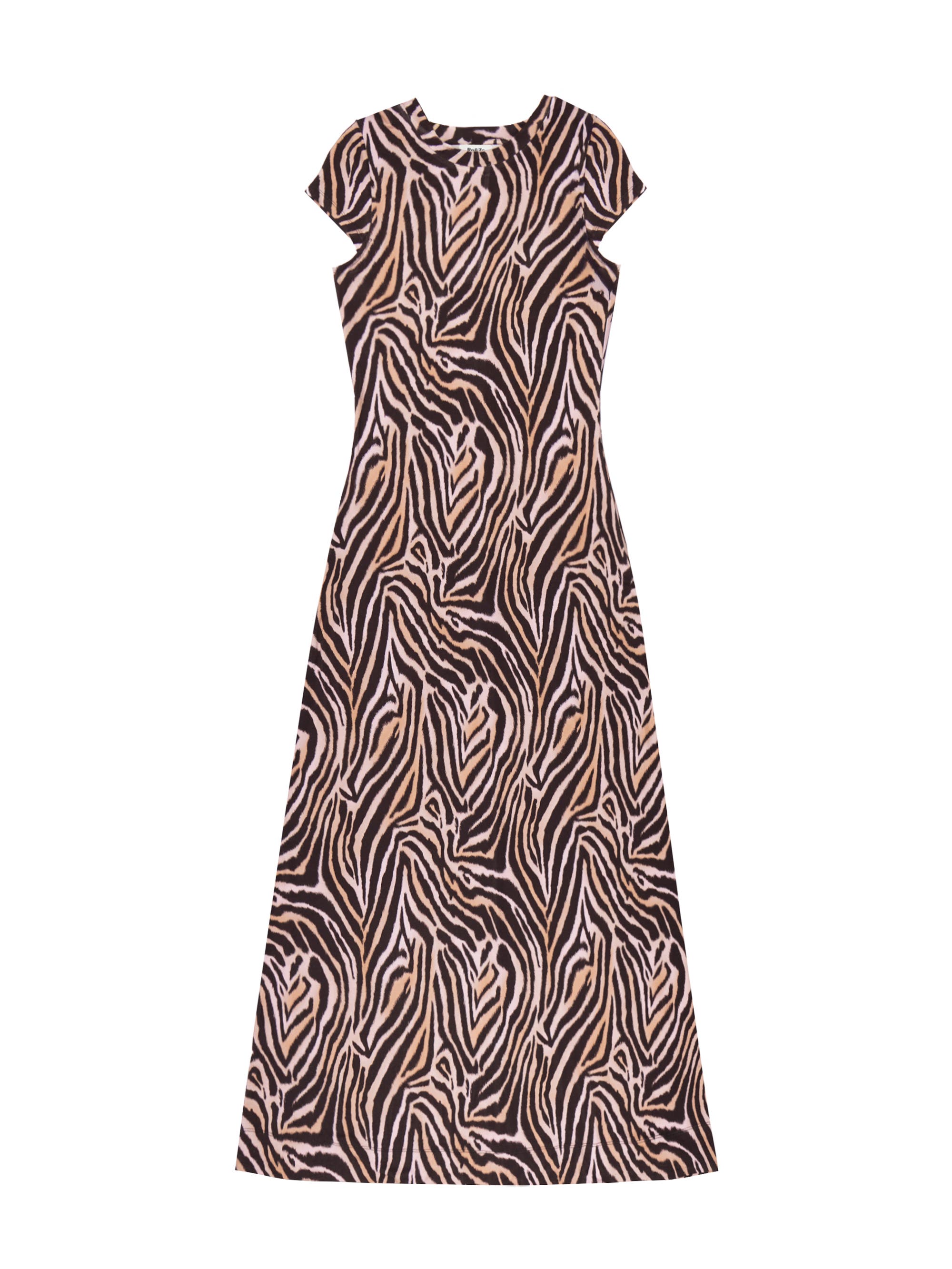 Zebra Print Jersey Maxi Dress - image 2