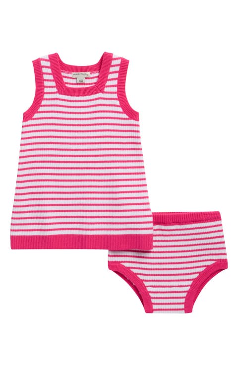 Sleeveless Knit Dress & Bloomers Set (Baby)
