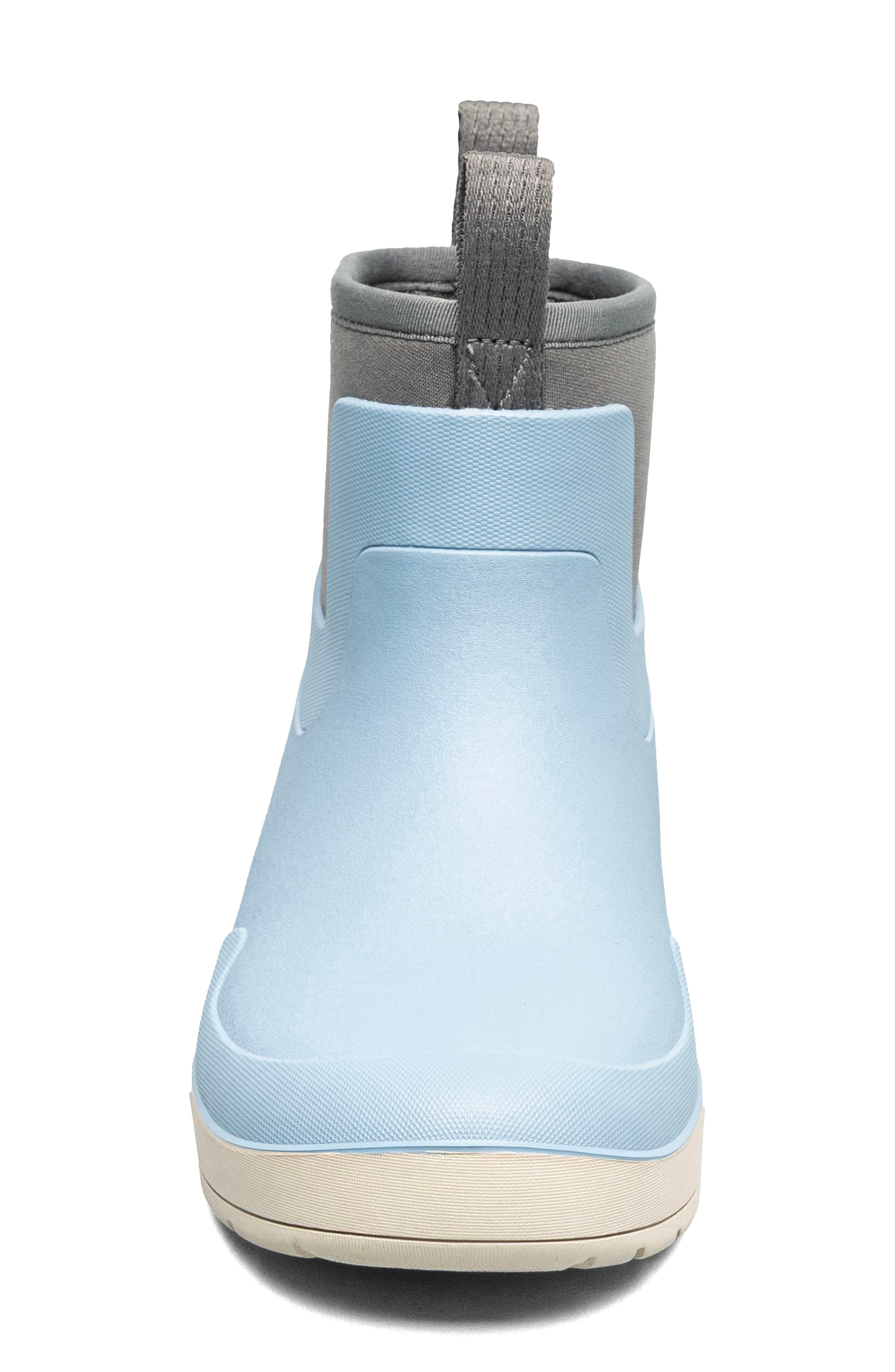 Rockaway Seamless Waterproof Chelsea Rain Boot, Alternate, color, SKY BLUE MULTI