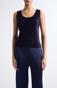Pleats Please Issey Miyake Mist September Pleated Tank