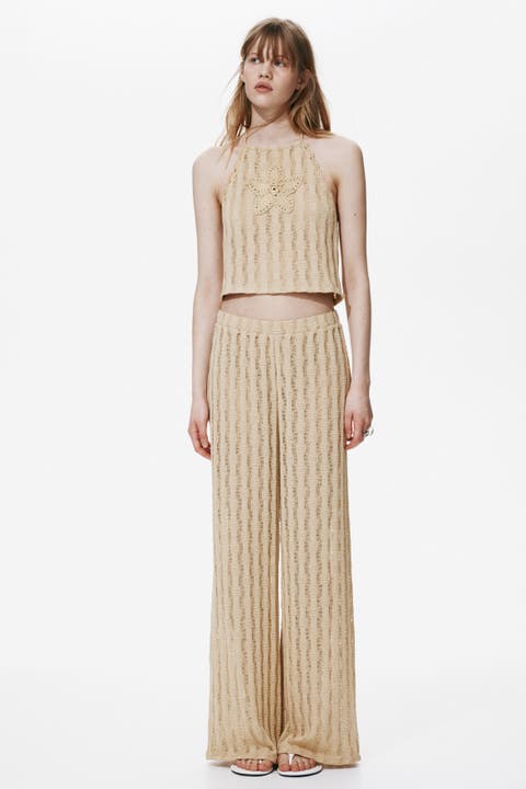 Knitted Pull-on Trousers