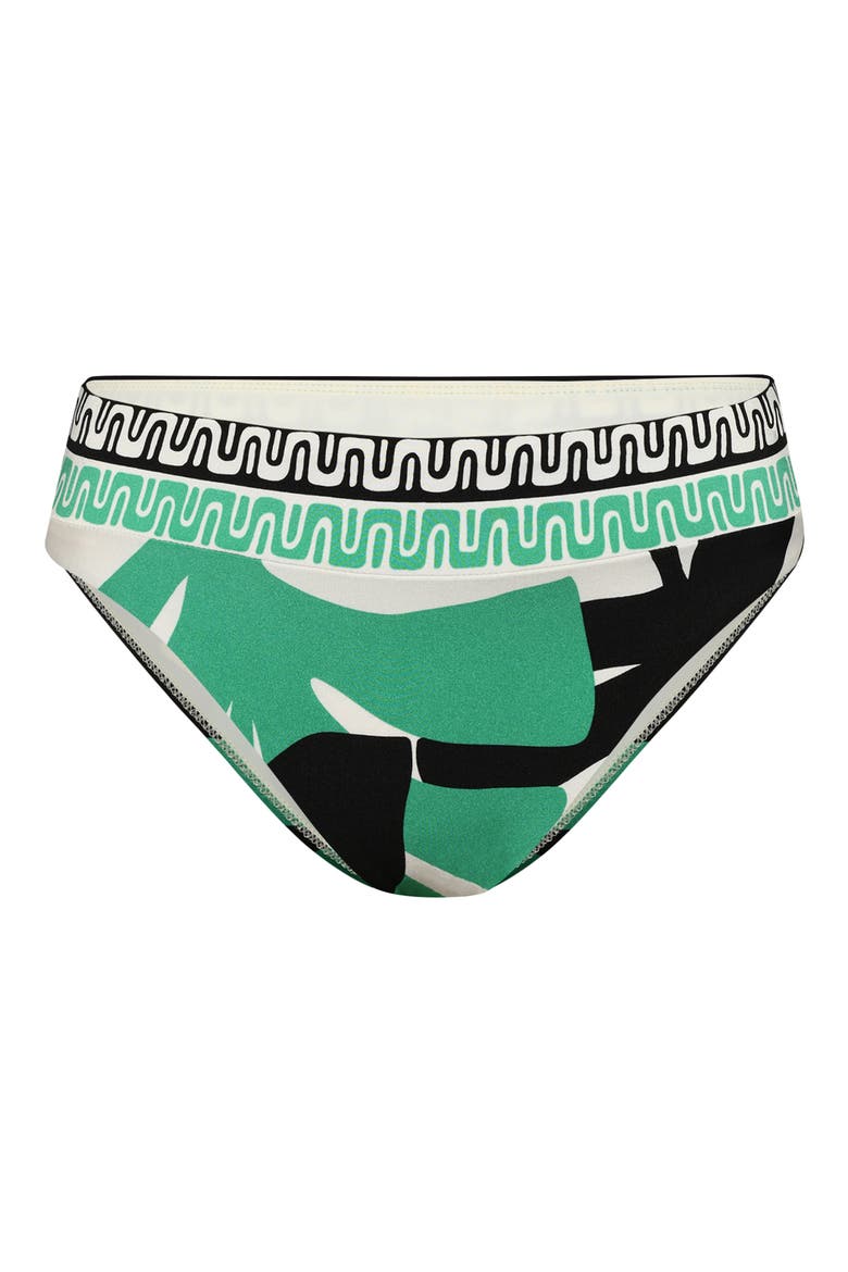 Monstera Hipster Bikini Bottoms, Alternate, color, GREEN MULTI