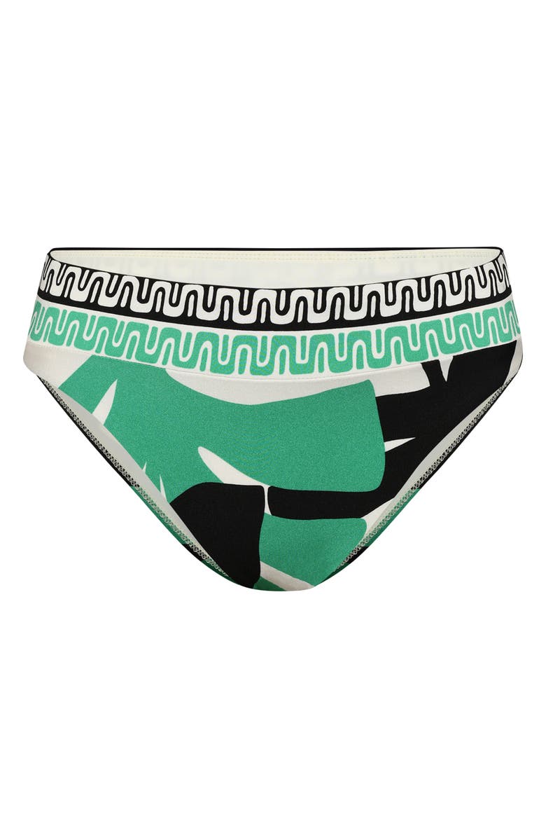 Sunshine 79 Monstera Hipster Bikini Bottoms, Alternate, color, Green Multi