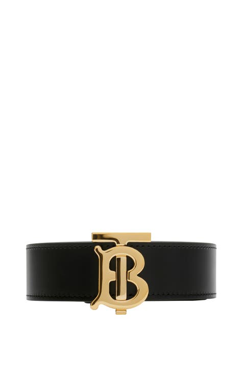Reversible Leather TB Belt