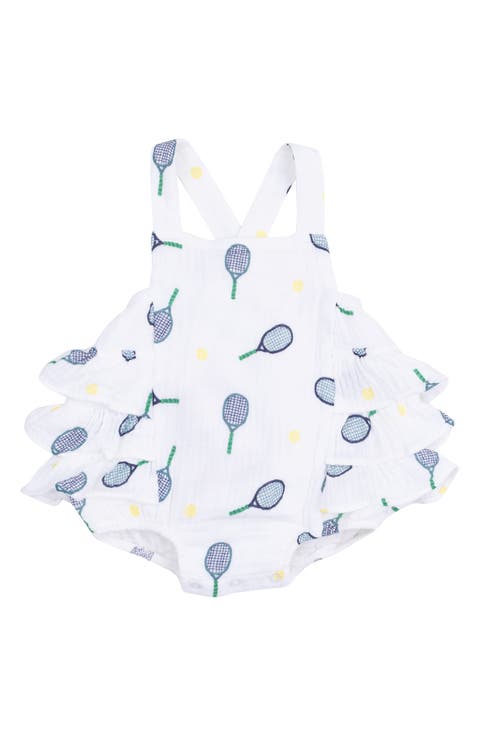 Tennis Ruffle Organic Cotton Bodysuit (Baby)