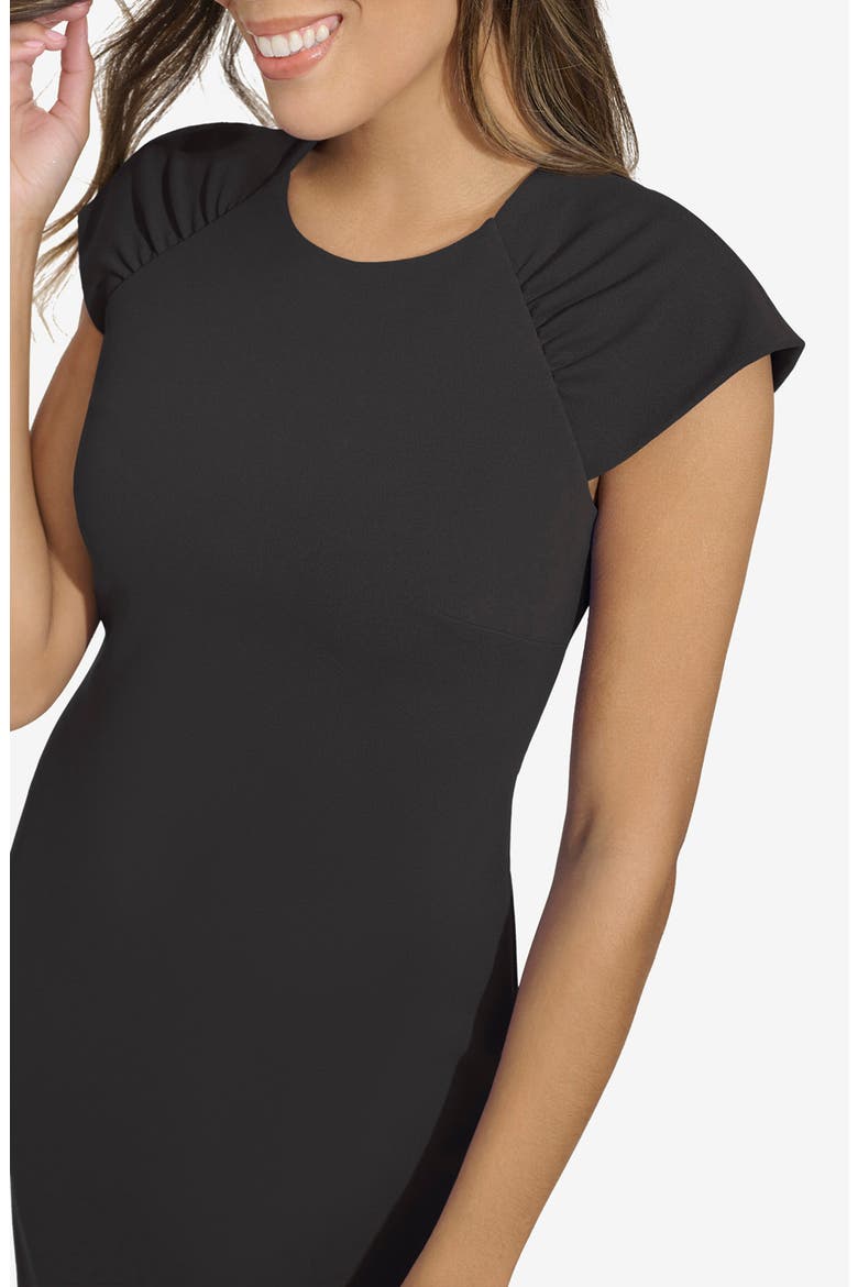 Cap Sleeve Sheath Dress, Alternate, color, BLACK