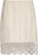 Wales Bonner Triumph Beaded Silk Organza Skirt
