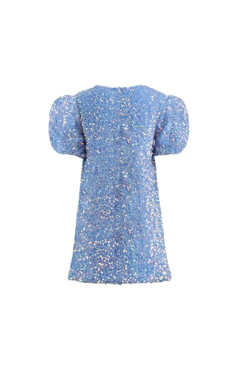 Snow Angel Shimmer Dress, Alternate, color, Blue
