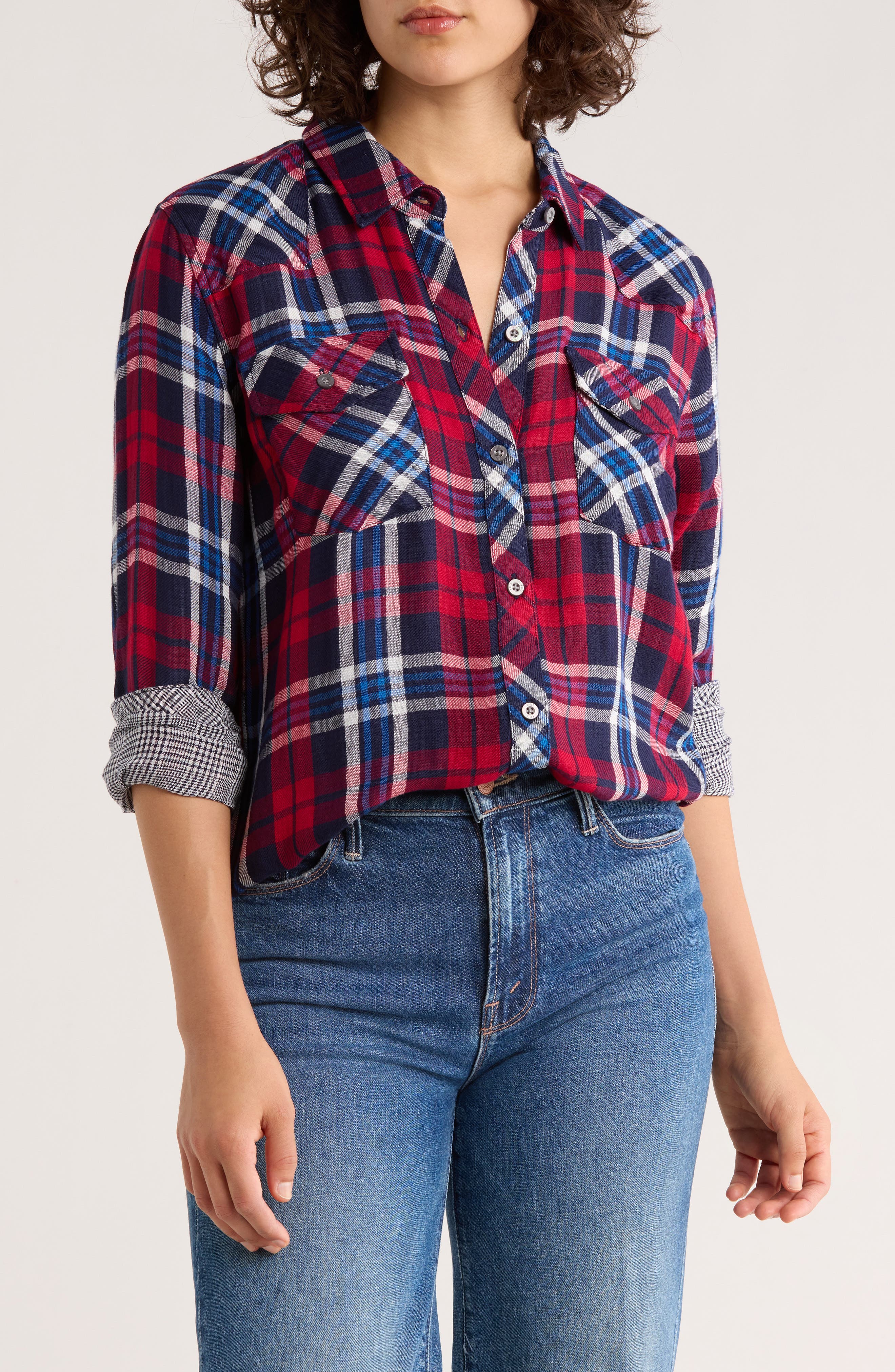 Rails Kendra Plaid Button-Up Shirt