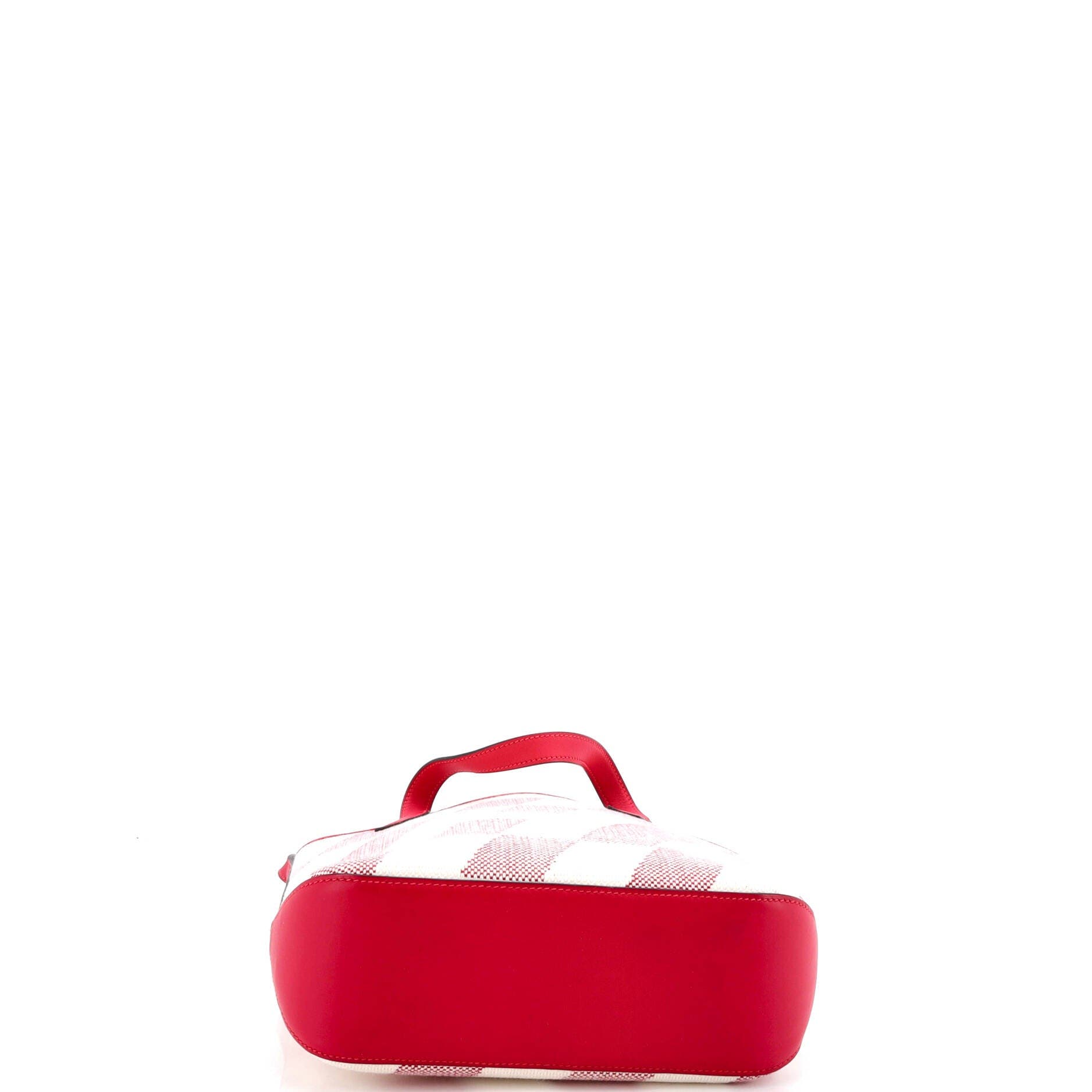 Pre-Owned Hermes Cabas H en Biais Tote Canvas with Leather 27, Alternate, color, 