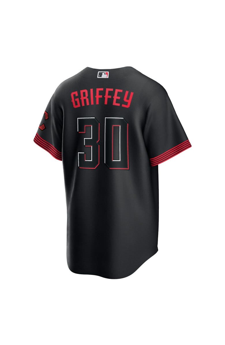 Nike Men's Nike Ken Griffey Jr. Black Cincinnati Reds 2023 City Connect Replica Player Jersey, Alternate, color, 