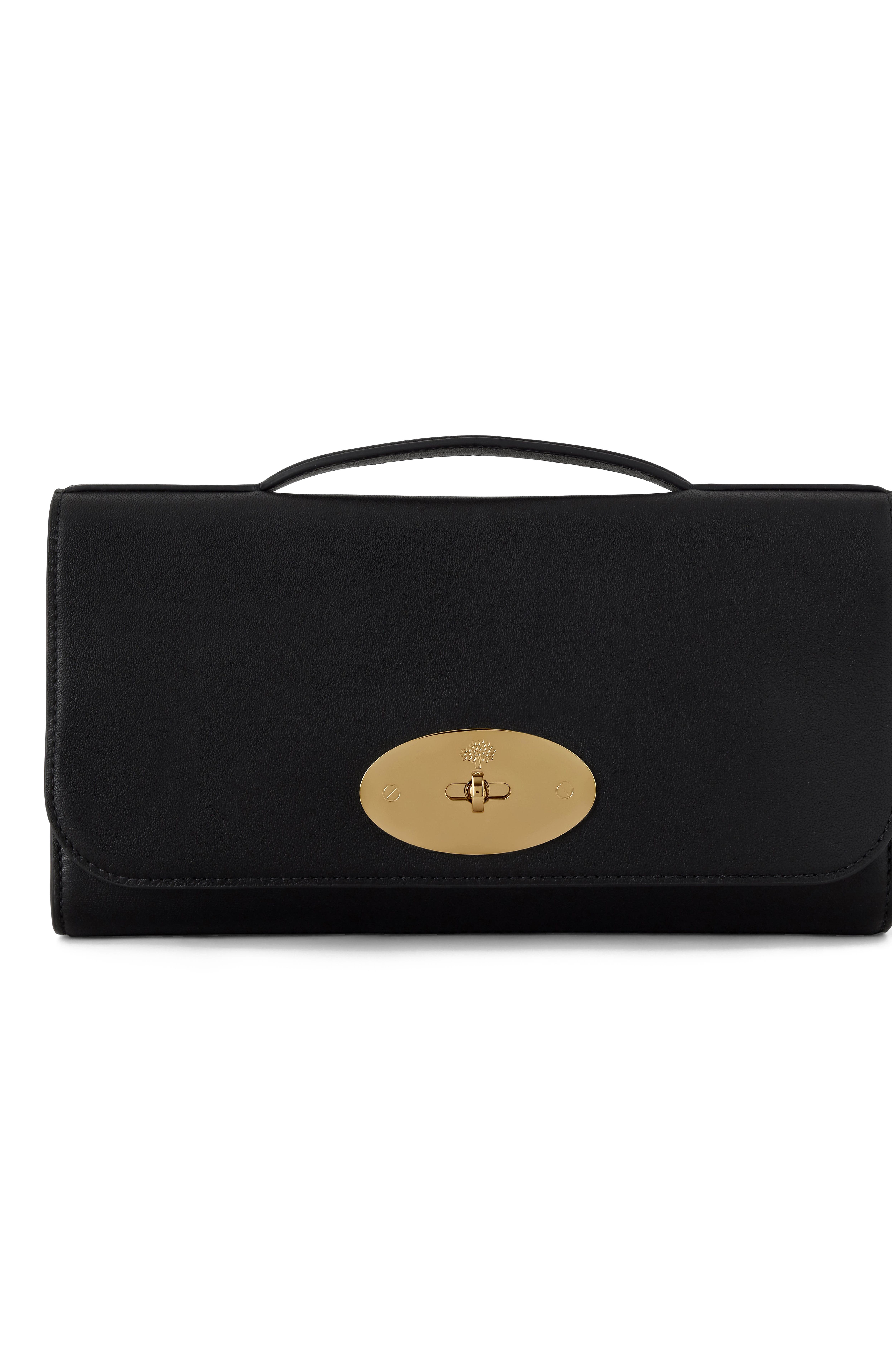 Mulberry Lily Clutch, Main, color, Black