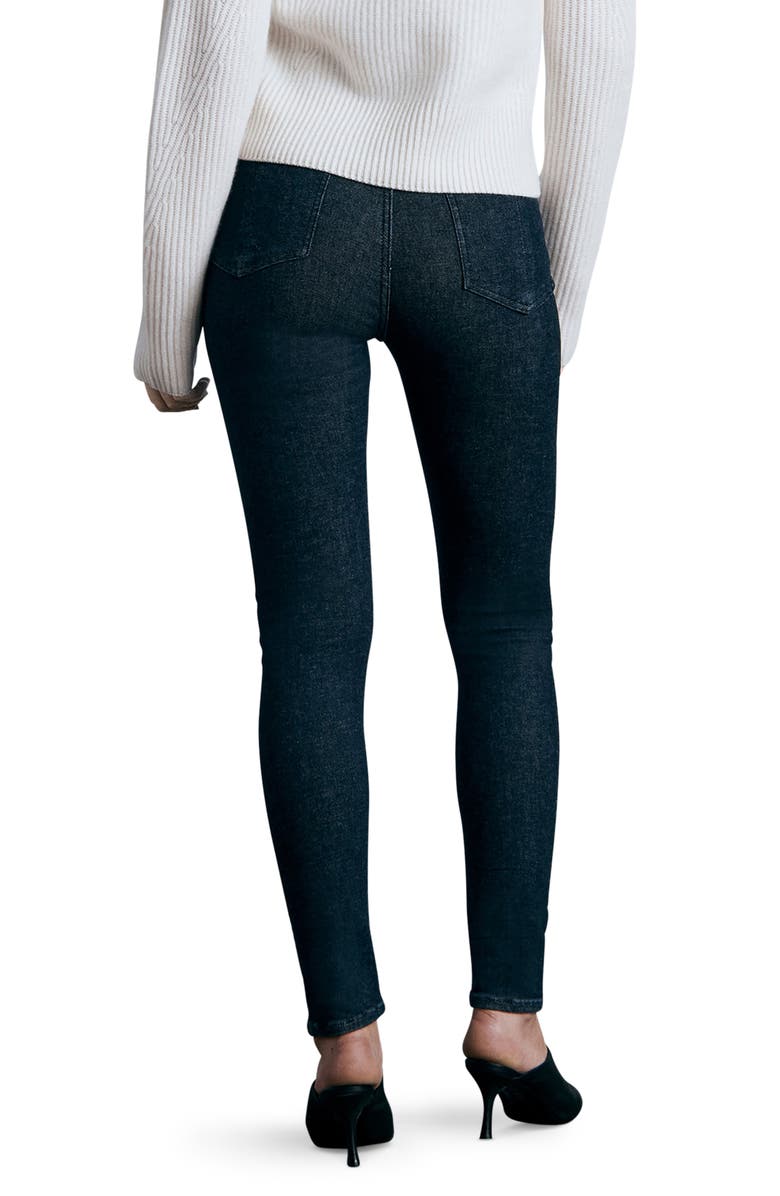 rag & bone Nina High Waist Skinny Jeans, Alternate, color, Brtrinse