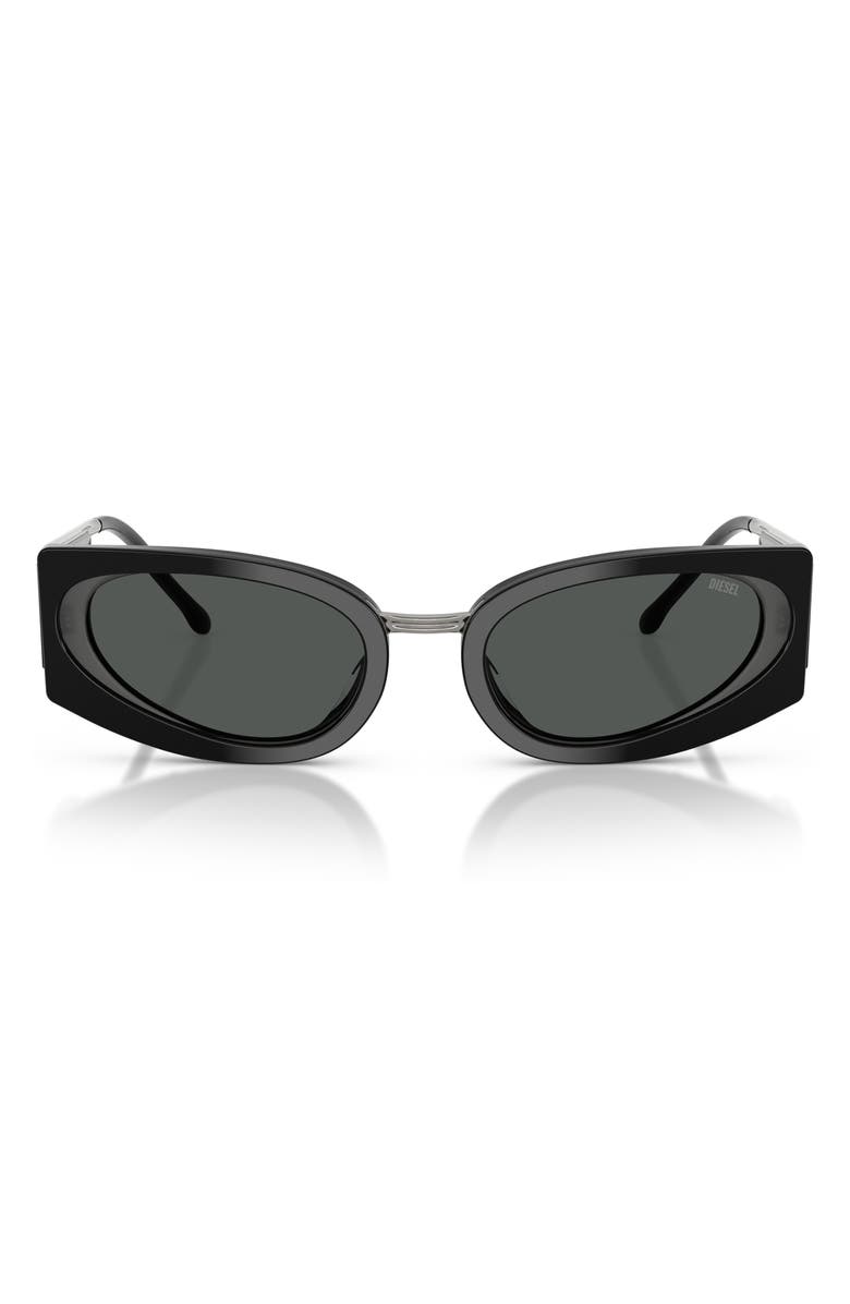 DIESEL<sup>®</sup> 54mm Cat Eye Sunglasses, Main, color, 