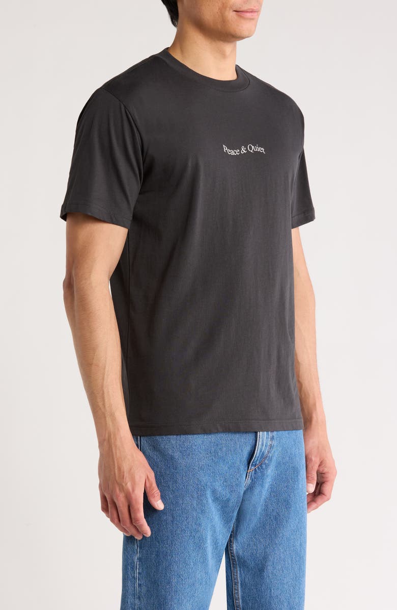 Museum of Peace & Quiet Wordmark Graphic T-Shirt, Alternate, color, 