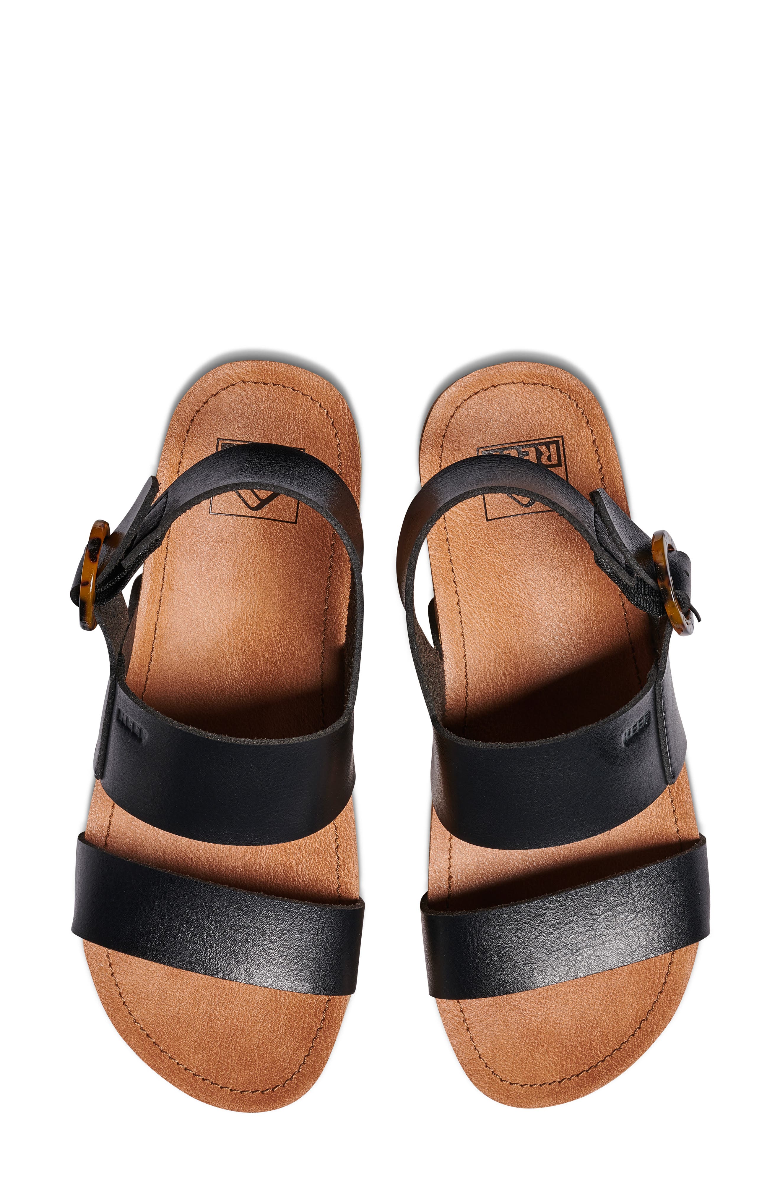 Reef Water Vista Hi Sandal, Alternate, color, Black/ Tan