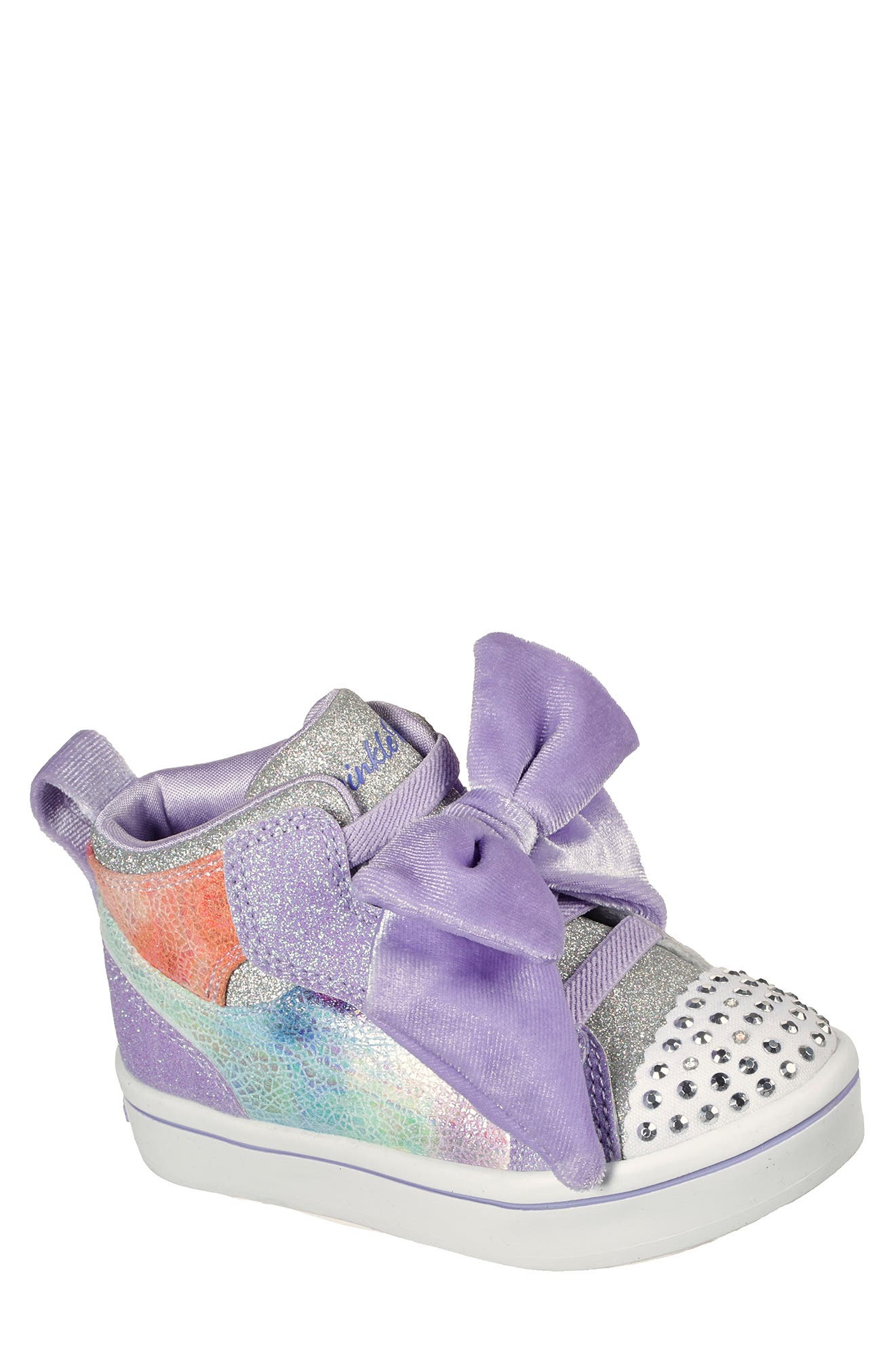 SKECHERS Twinkle Toes Shuffle Twi-Lites Light-Up Sneaker, Main, color, 