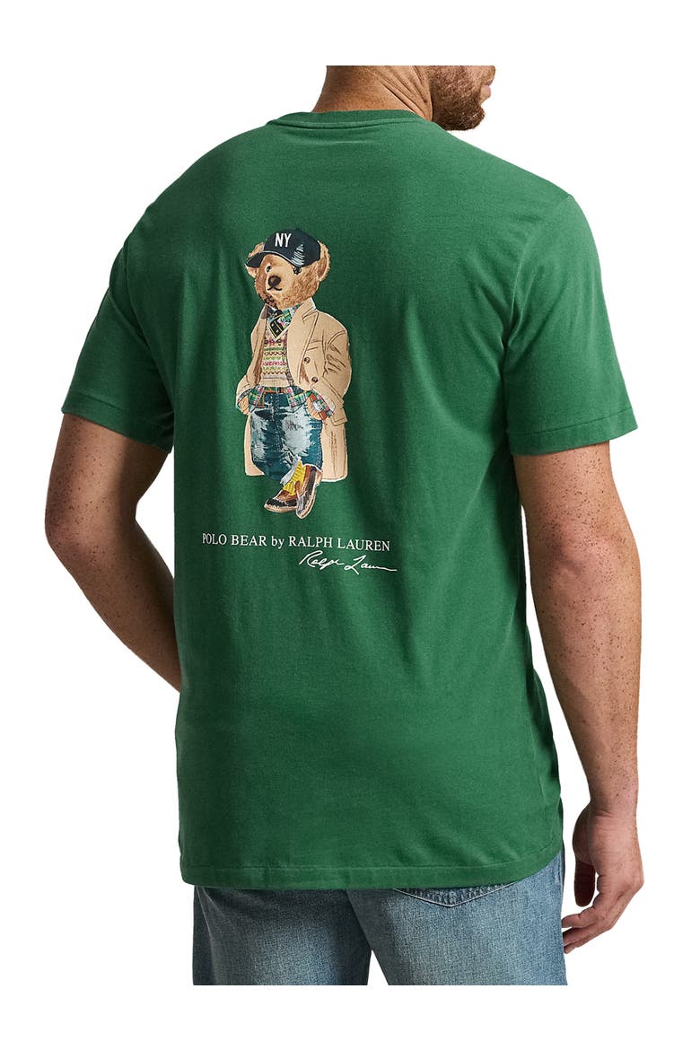 Big & Tall Double-Sided Bear Graphic Tee, Main, color, VERANO GREEN