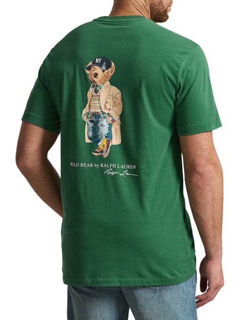 Big & Tall Double-Sided Bear Graphic Tee