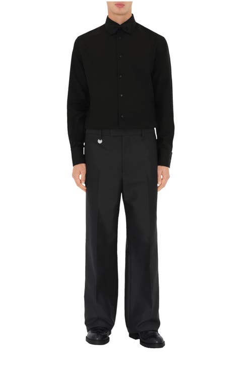 Slim Fit Cotton Silk Tuxedo Shirt