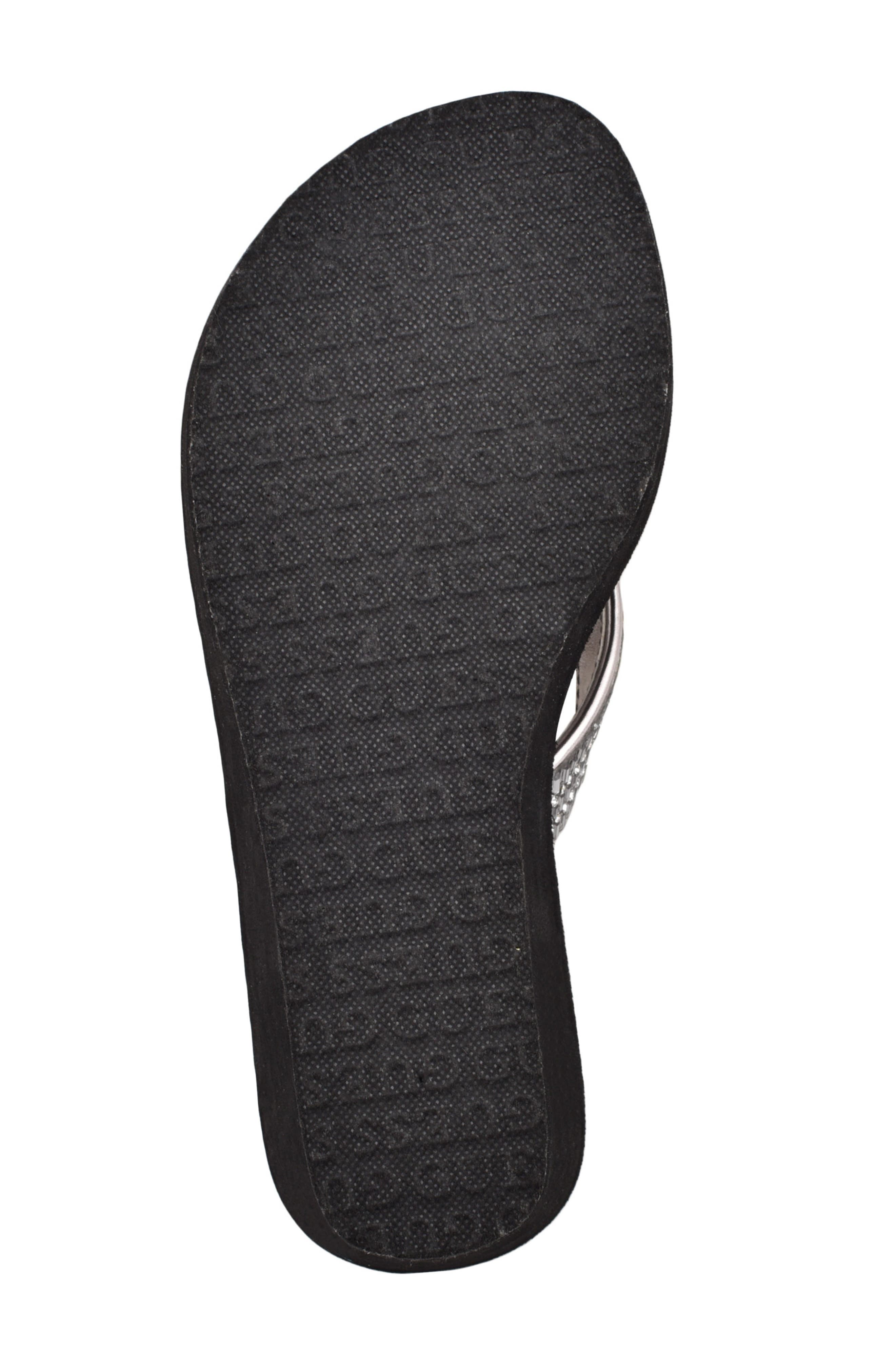 GUESS Sarraly Eva Platform Flip Flop, Alternate, color, Pewter