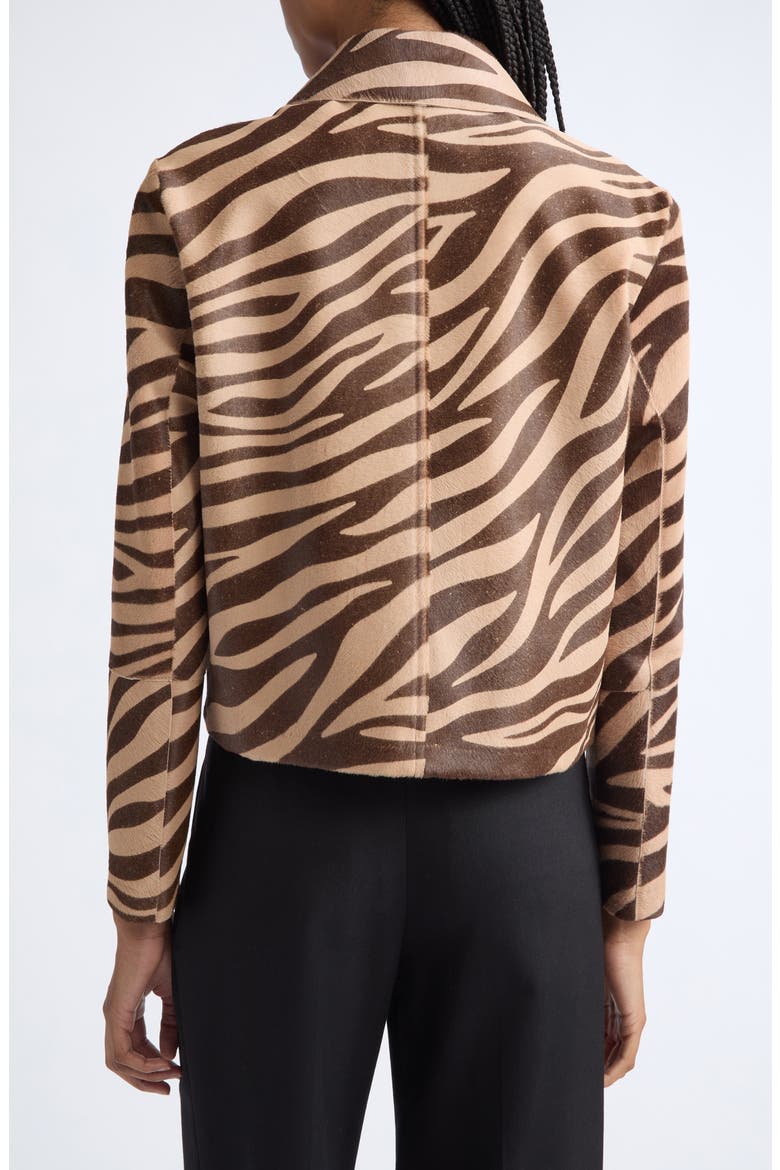Genuine Calf Hair Jacket, Alternate, color, ZEBRA