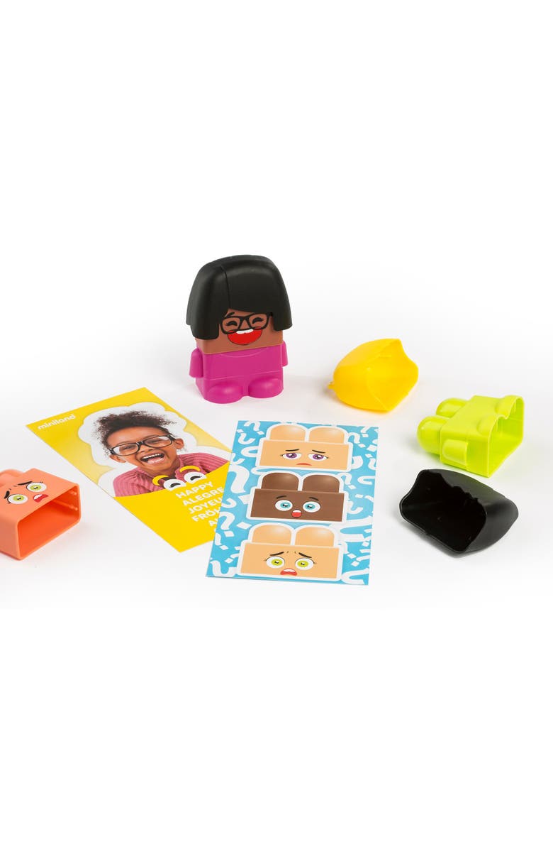 Miniland Emotiblocks, Alternate, color, Red Multi