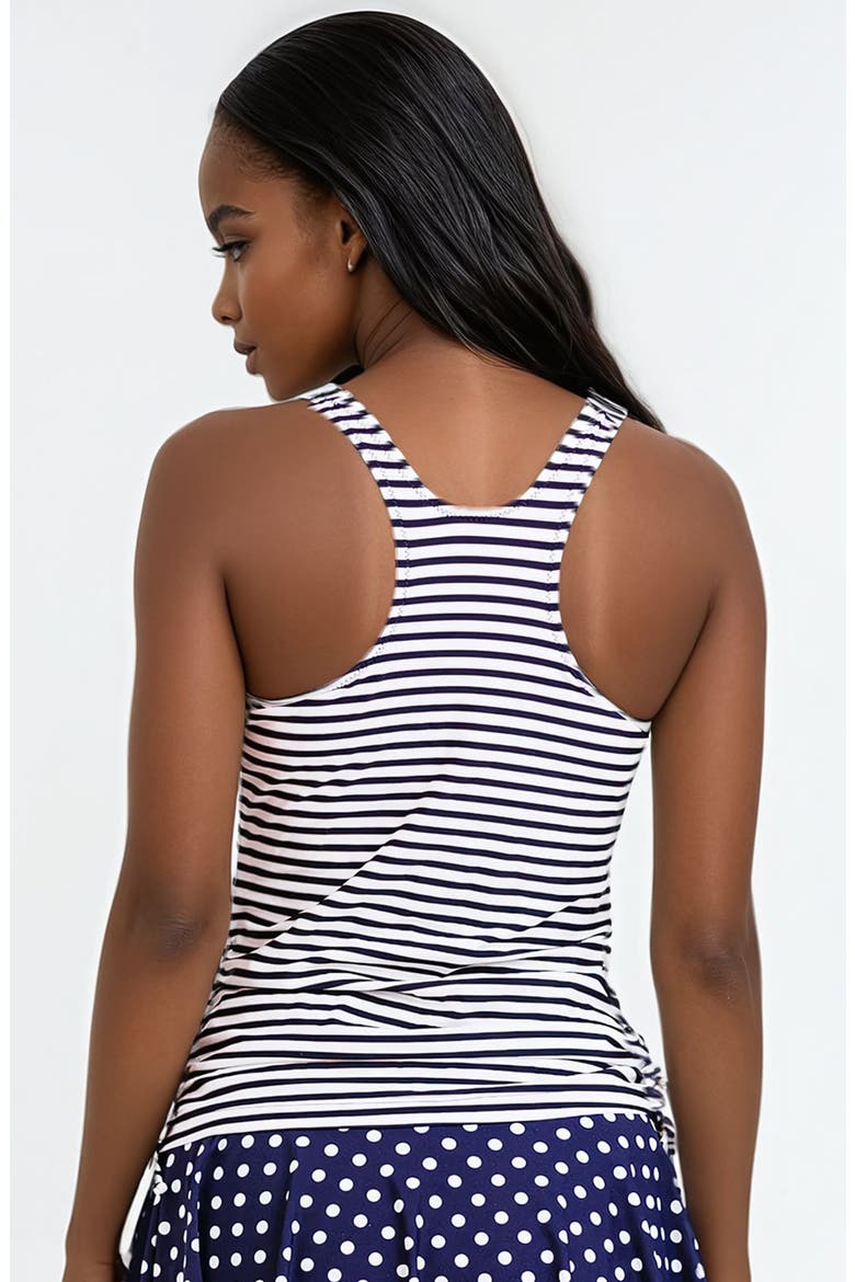 Maya Tankini Swim Top With Removable Cups, Alternate, color, Sunshine Sails
