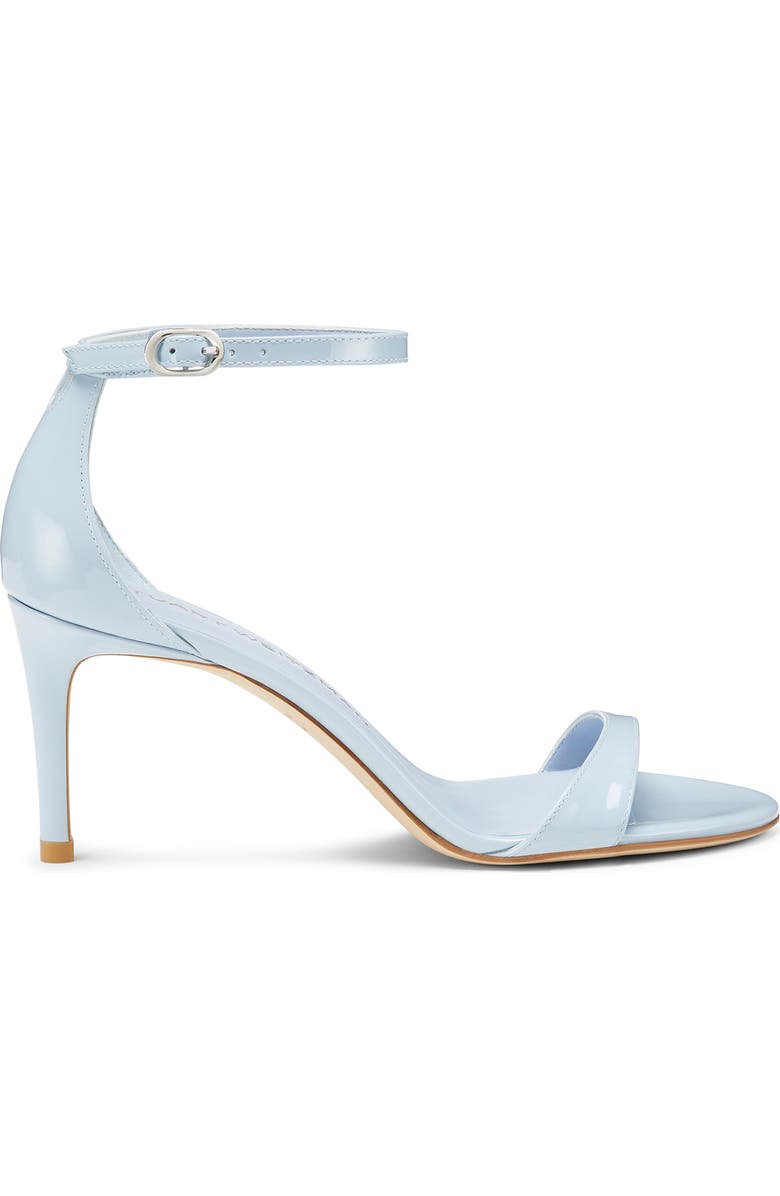 Stuart Weitzman Nudist II 75 Sandal, Alternate, color, Cielo