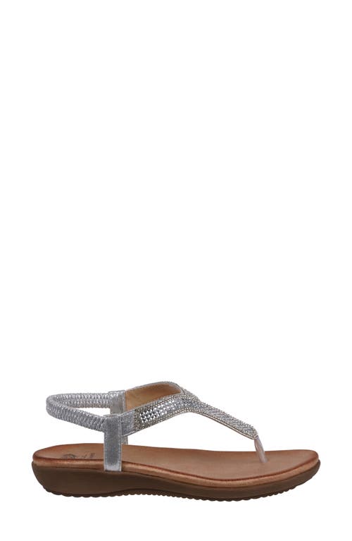 Gc Shoes Lori T-strap Sandal In Silver