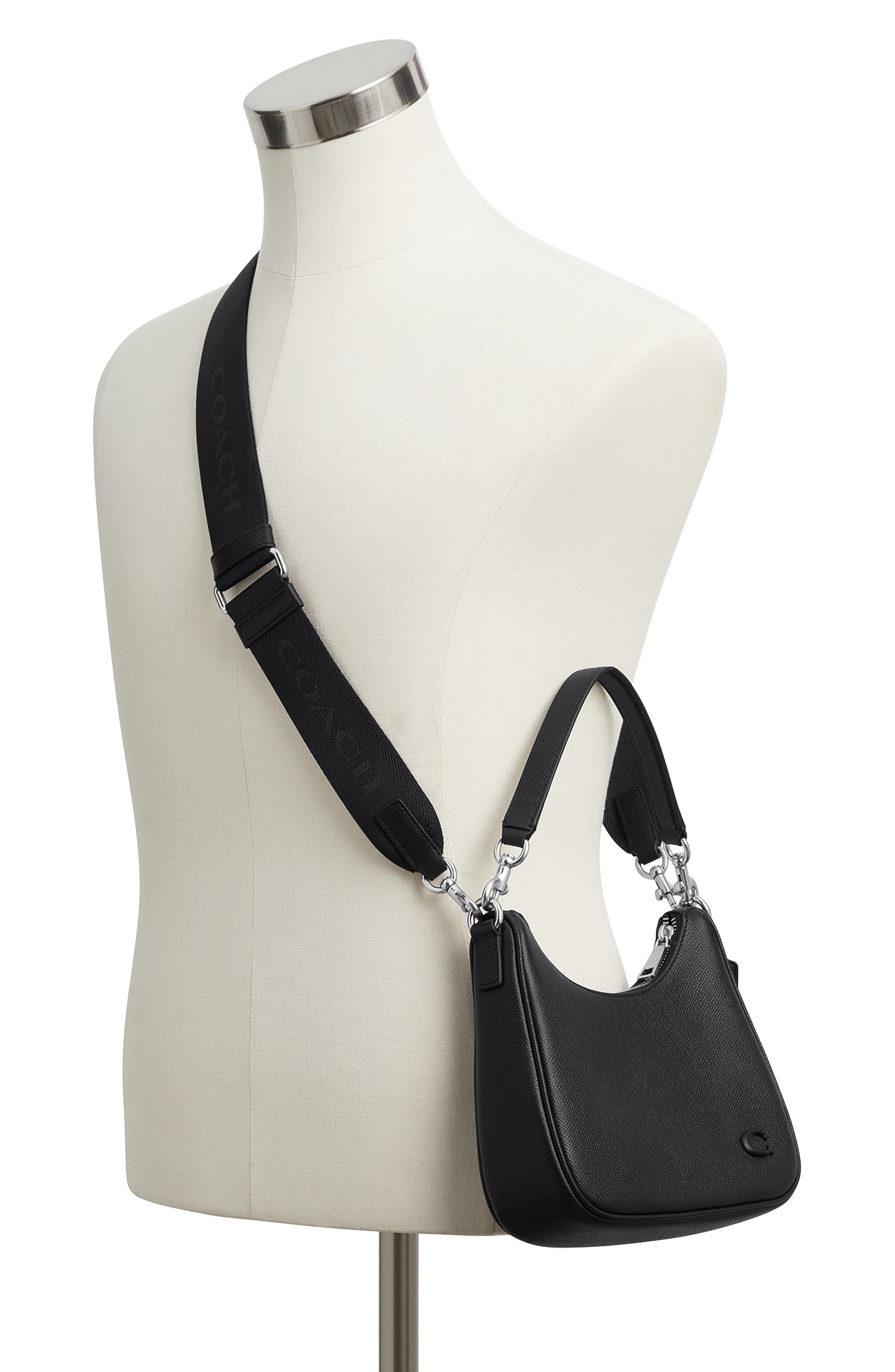 COACH Nolan Leather Hobo Bag, Alternate, color, 