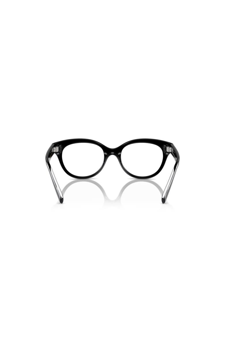 Dolce&Gabbana 48mm Phantos optical glasses, Alternate, color, Black