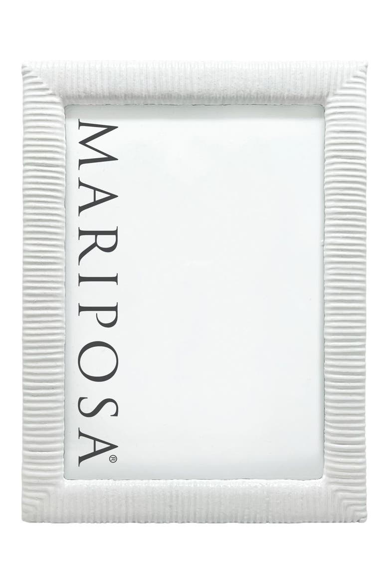 Woven Texture 5 x 7-Inch Picture Frame, Alternate, color, WHITE
